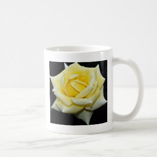 Hybride weiße Blumen Tee-Rosen-"Helmut Schmidt" Kaffeetasse