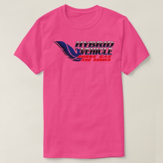 Hybridfahrzeug T-Shirt (Design vorne)