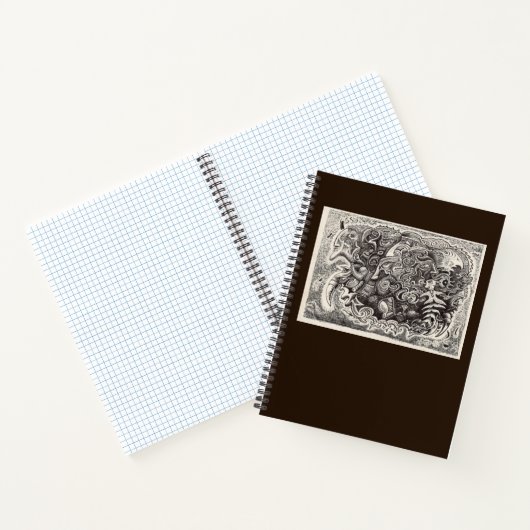 Hybridfarbe zeichnend notizblock (Innenseite)