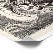 Hybridfarbe zeichnend poster (Ecke)