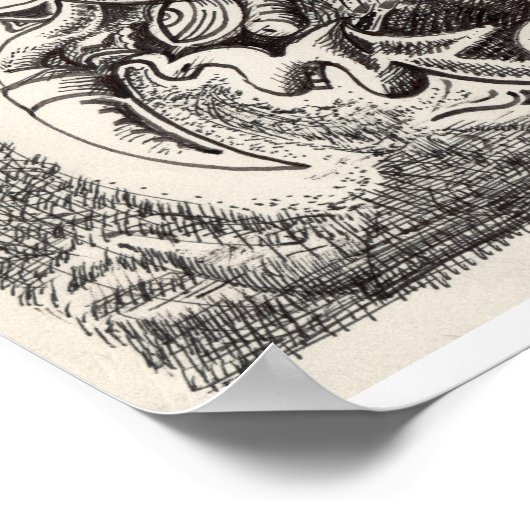 Hybridfarbe zeichnend poster (Ecke)