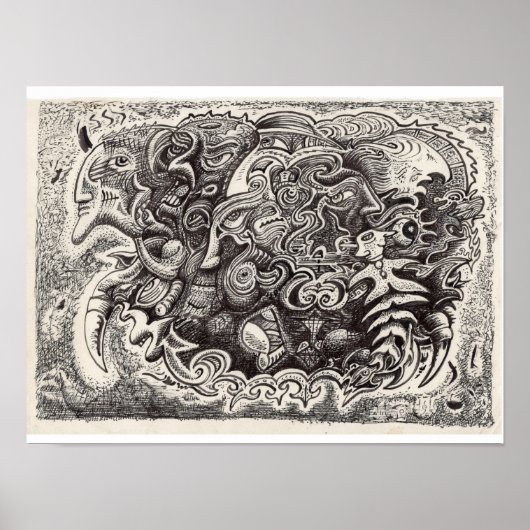 Hybridfarbe zeichnend poster (Vorne)