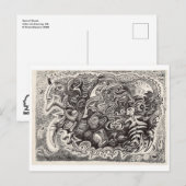 Hybridfarbe zeichnend postkarte (Vorne/Hinten)