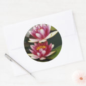 Hybridwasserlilie Runder Aufkleber (Umschlag)