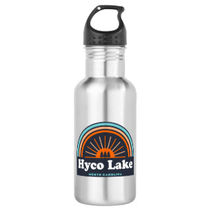 Hyco Lake North Carolina Rainbow Edelstahlflasche