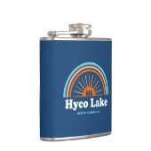 Hyco Lake North Carolina Rainbow Flachmann (Rechts)