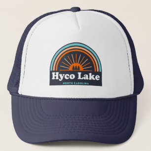 Hyco Lake North Carolina Regenbogen Truckerkappe