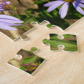 Hydaspe Fritillary auf Lila Aster-Blume Puzzle (Seite)