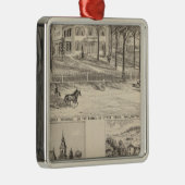 Hyde Hotel in Wallingford Silbernes Ornament (Rechts)