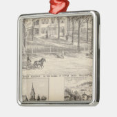 Hyde Hotel in Wallingford Silbernes Ornament (Links)