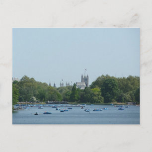 Hyde Park, Bootfahren auf der Serpentine Postkarte