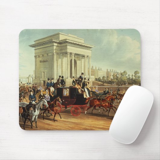 Hyde Park Ecke, nach James Pollard Mousepad (Mit Mouse)
