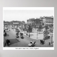Hyde Park, London, England der 1900er Jahre