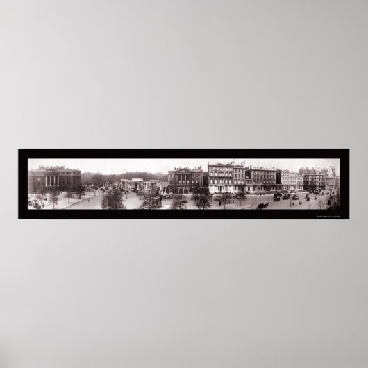 Hyde Park, London Foto 1909 Poster (Vorne)