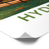 Hyde Park London Travel Print Poster (Ecke)