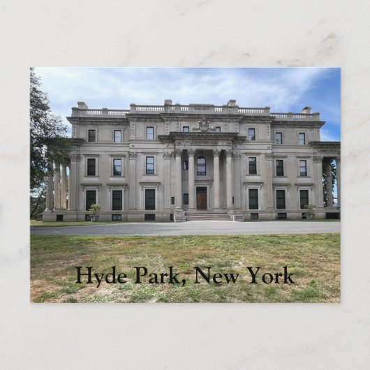 Hyde Park New York Postkarte (Vorderseite)