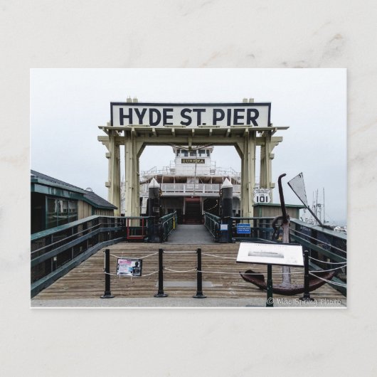 Hyde St. Pier San Francisco, California Postcard Postkarte (Vorderseite)