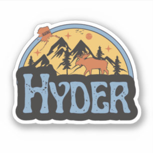 Hyder, Alaska-Aufkleber Aufkleber