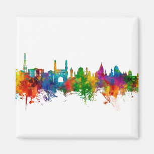 Hyderabad Skyline Indien Magnet