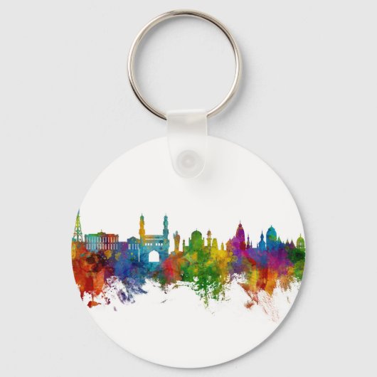 Hyderabad Skyline Indien Schlüsselanhänger (Vorderseite)