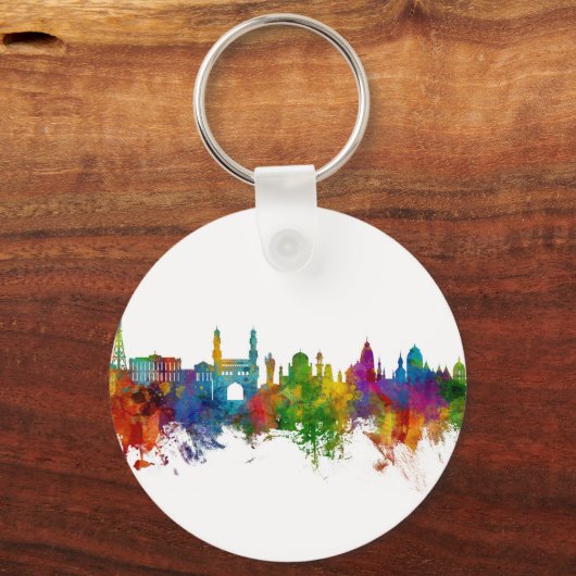 Hyderabad Skyline Indien Schlüsselanhänger (Vorderseite)