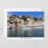 Hydra - Ägäische Inseln Postkarte (Vorne/Hinten)