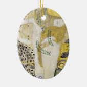 Hydra (alias Water Serpents I) von Gustav Klimt Keramik Ornament (Hinten)