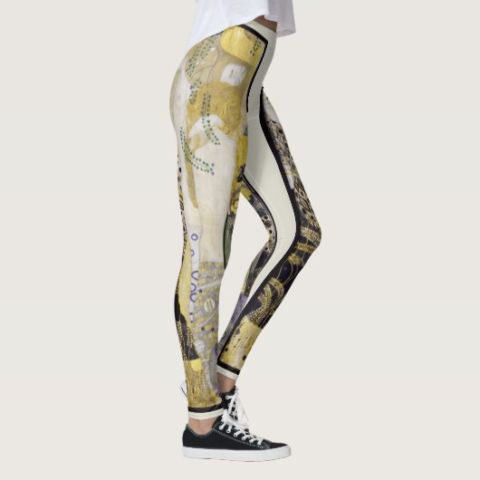 Hydra (alias Water Serpents I) von Gustav Klimt Leggings (Rechts)