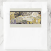 Hydra (alias Water Serpents I) von Gustav Klimt Rechteckiger Aufkleber (Tasche)