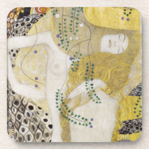 Hydra (auch Wasserschlangen I) von Gustav Klimt Getränkeuntersetzer
