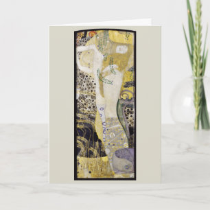 Hydra (auch Wasserschlangen I) von Gustav Klimt Karte