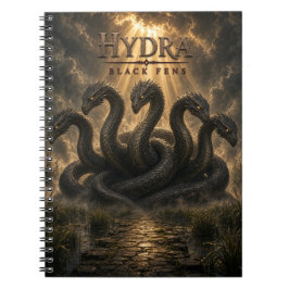 Hydra Black Fens Dark Cinema Notizblock