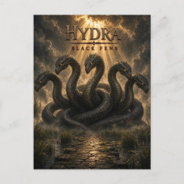 Hydra Black Fens Dark Cinema Postkarte