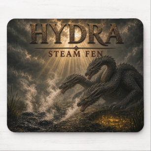 Hydra Dampf-Fenster-Dunkel-Realismus Mousepad