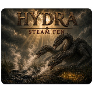 Hydra Dampf-Fenster-Dunkel-Realismus Mousepad