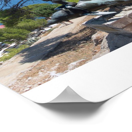 Hydra - Der Junge auf einem Delphin-03 Poster (Ecke)