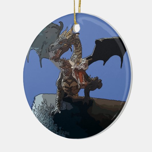 Hydra-Drache Keramikornament (Links)