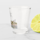 Hydra Foto Gastgeschenk Hochzeit Cheers Shot Glass Schnapsglas (Rechts)