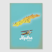 Hydra Greece Retromap Magnetkarte (Vorderseite)