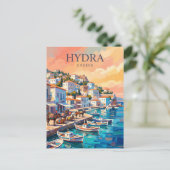 Hydra, Griechenland Postkarte (Stehend Vorderseite)