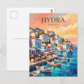 Hydra, Griechenland Postkarte (Vorne/Hinten)
