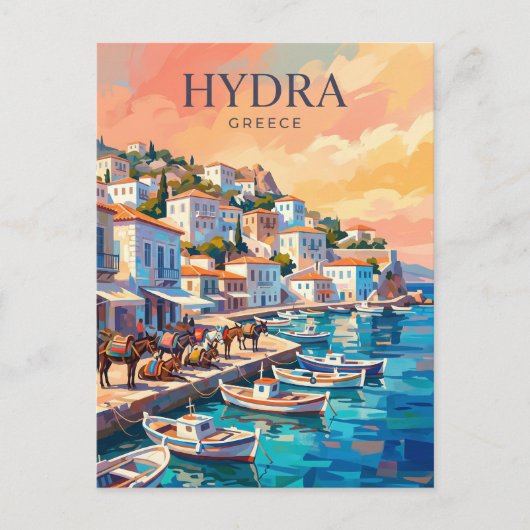 Hydra, Griechenland Postkarte (Vorderseite)
