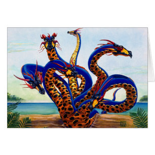 Hydra on Beach Card