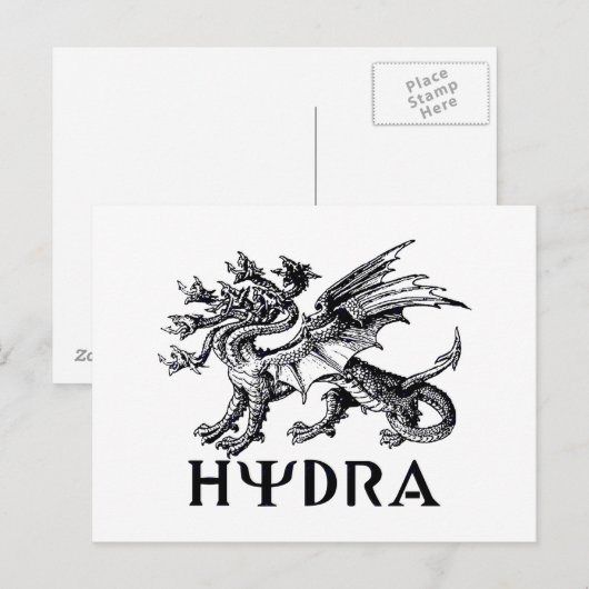 Hydra Postkarte (Vorne/Hinten)