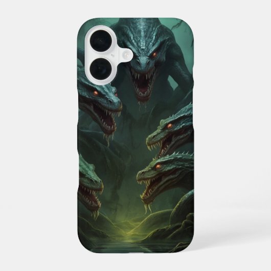 Hydra-Schlange iPhone 16 Hülle (Rückseite)