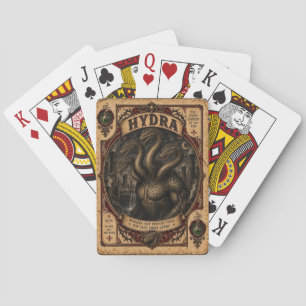Hydra, Vintage Zirkusmonster Spielkarten