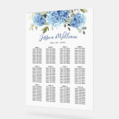 Hydrangea 12 Tables SITZENCHART Akryllisches Zeich Acrylschild (Winkel)