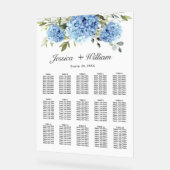 Hydrangea 15 Tables SITZENCHART Akryllisches Zeich Acrylschild (Winkel)
