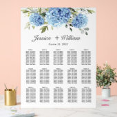 Hydrangea 15 Tables SITZENCHART Akryllisches Zeich Acrylschild (Hochzeit)