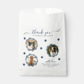 Hydrangea 3 Foto Custom Pet Wedding Leckerei Doggi Geschenktütchen (Vorderseite)